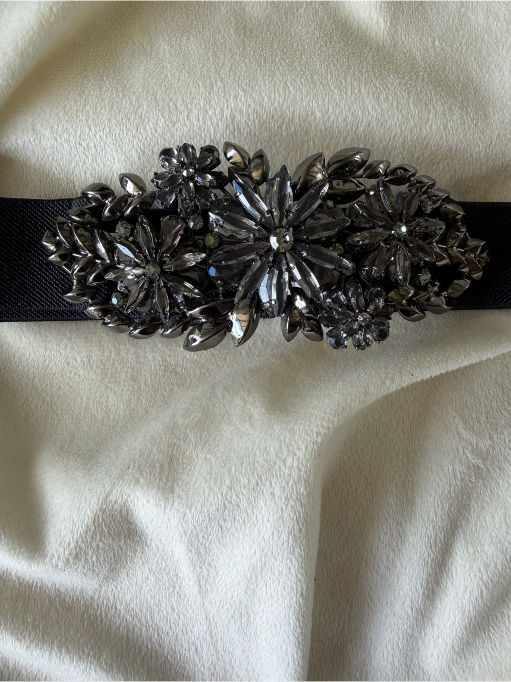 BCBG MaxAzria Embellished black belt